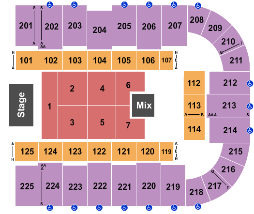 Tucson Arena At Tucson Convention Center Marco Antonio Solis Seating Chart