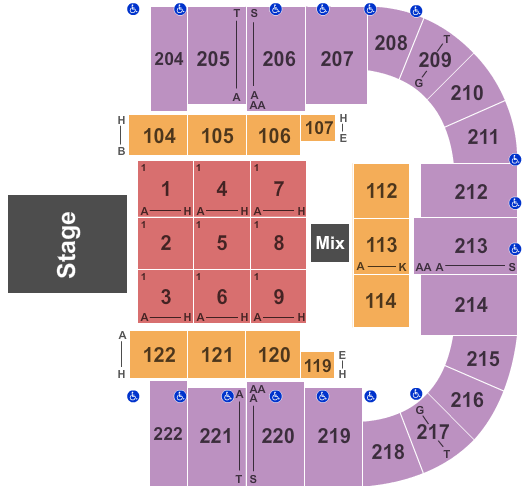 Tucson Arena At Tucson Convention Center Theresa Caputo Seating Chart