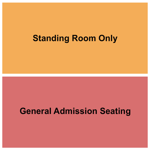 Turner Hall Ballroom GA Seating/SRO Seating Chart