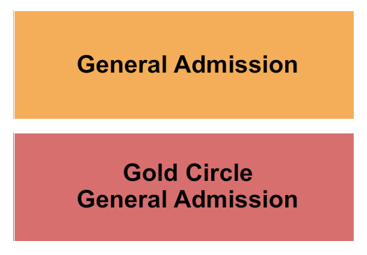 Turner Hall Ballroom Gold Circle GA & GA Seating Chart