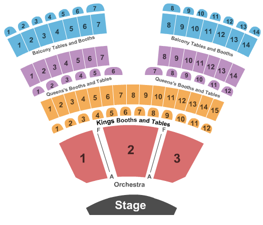 Turning Stone Theater Seating Chart