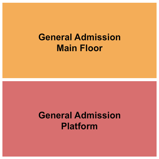 Turntable GA & Platform Seating Chart