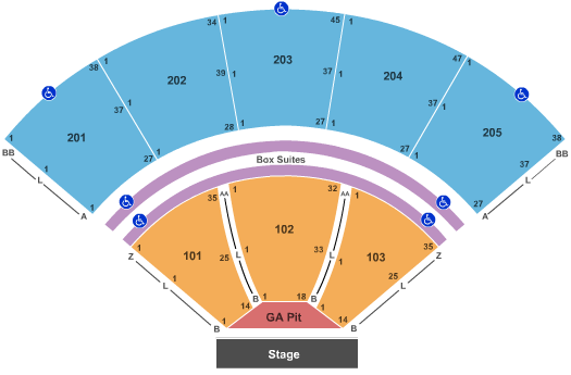 Wild Adventures Amphitheatre Seating Chart