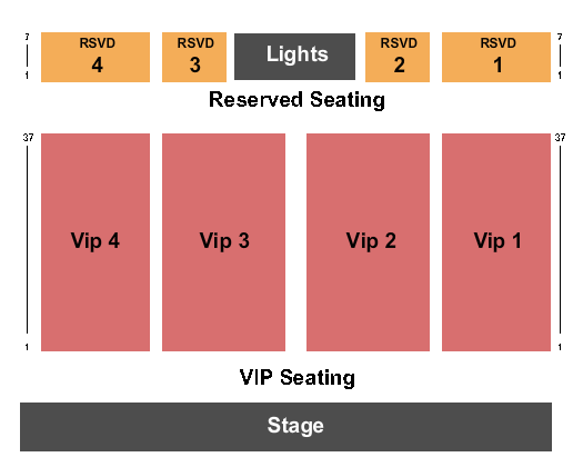 Stampede Seating Chart
