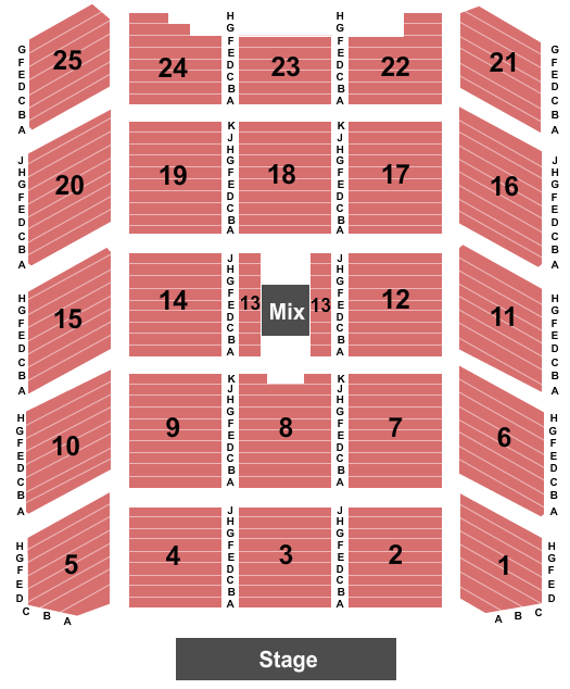 Bally's Twin River Event Center Martin McBride Seating Chart