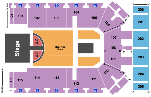 The Arena At Wings Event Center Seating Chart