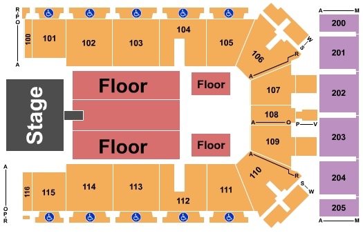 Tyson Events Center - Fleet Farm Arena Bret Michaels Seating Chart