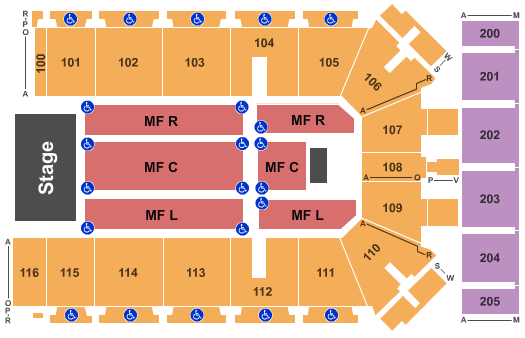 Tyson Events Center - Fleet Farm Arena Seating Chart