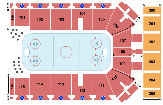 Tyson Events Center - Fleet Farm Arena Hockey 2 Seating Chart