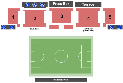 U-M Soccer Complex Soccer Seating Chart