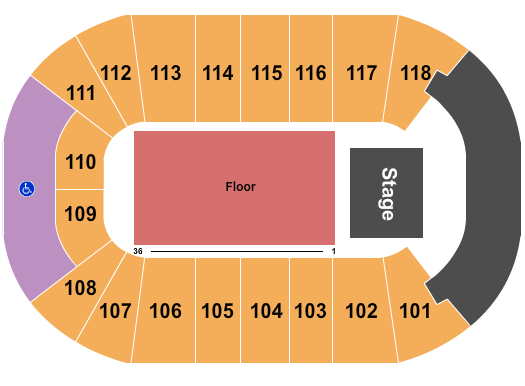 UBC Thunderbird Arena Theresa Caputo Seating Chart