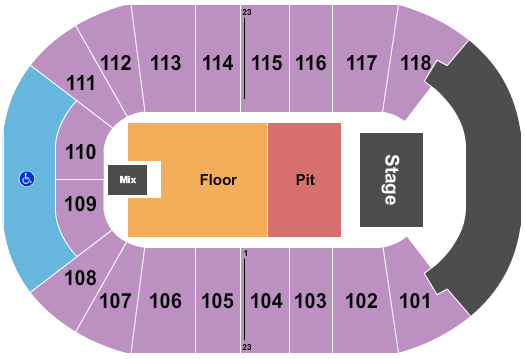 UBC Thunderbird Arena Stephen Sanchez Seating Chart