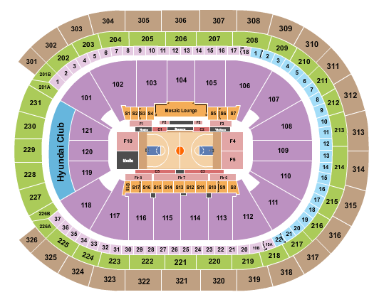 UBS Arena Basketball 3 Seating Chart
