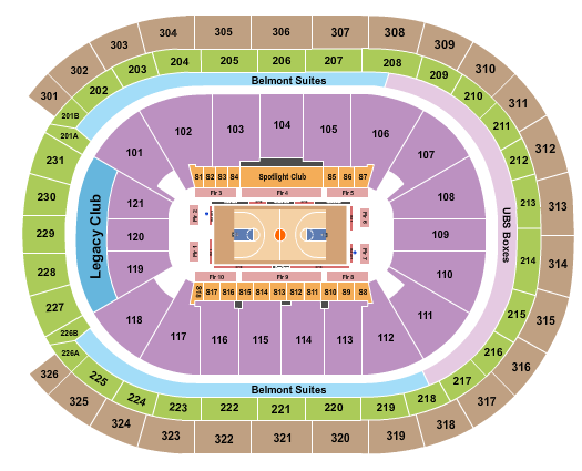 Newark Prudential Center seating chart - Seton Hall Pirates NY Basketball  games court exact map with premium table & club seats, general admission  (GA) zone