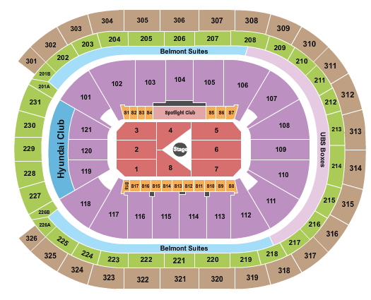 UBS Arena Center Stage 1 Seating Chart