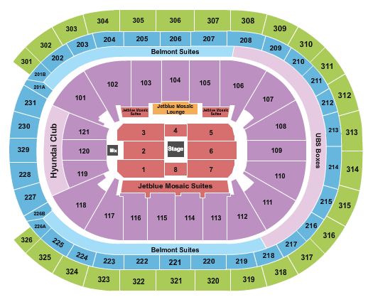 UBS Arena Center Stage 2 Seating Chart