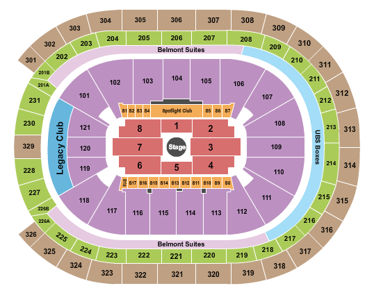Usb Arena Seating Chart for Sebastian Maniscalco Concert tickets