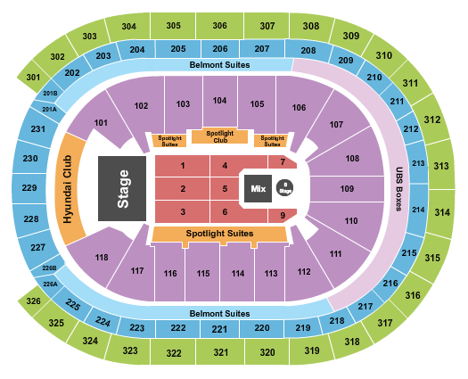 UBS Arena Chris Brown Seating Chart