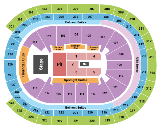 UBS Arena Chris Stapleton Seating Chart