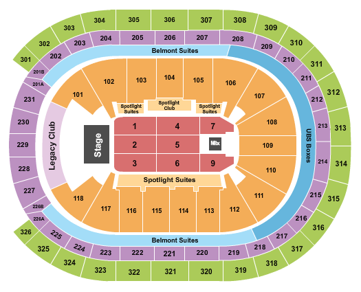 seating chart for UBS Arena - Endstage 2 - eventticketscenter.com