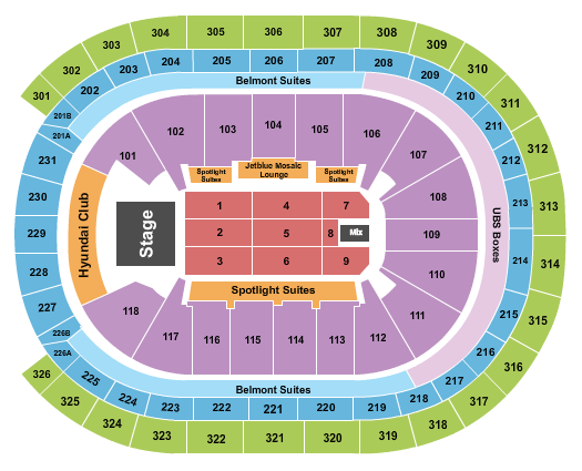 UBS Arena Endstage 8 Seating Chart