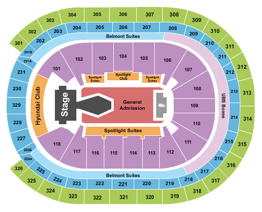 UBS Arena ENHYPEN Seating Chart