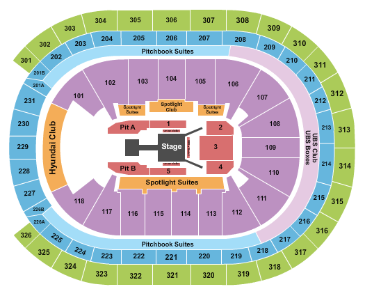 UBS Arena Fuerza Regida Seating Chart