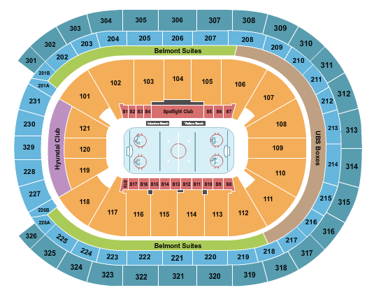 UBS Arena Hockey Seating Chart
