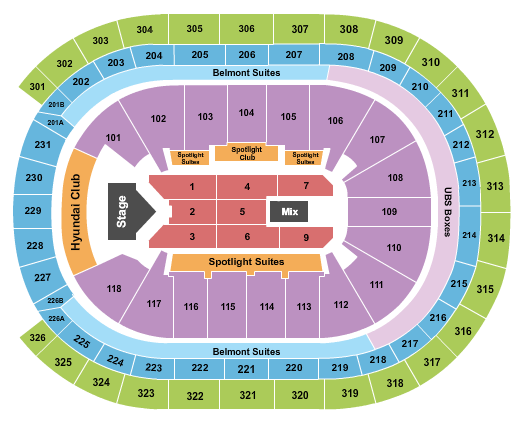 UBS Arena Jelly Roll Seating Chart