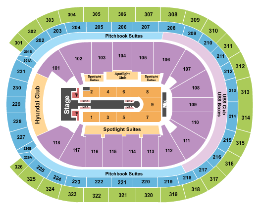 UBS Arena Jennifer Lopez 2024 Seating Chart