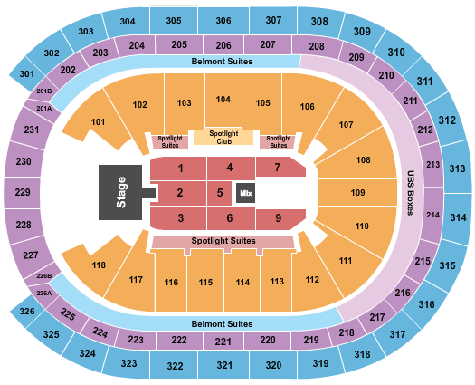 UBS Arena Keith Urban Seating Chart