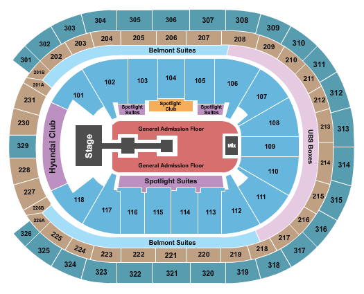 UBS Arena Kendrick Lamar Seating Chart