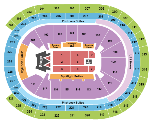 UBS Arena Maluma Seating Chart