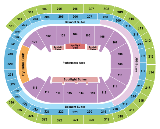 UBS Arena Monster Jam Seating Chart