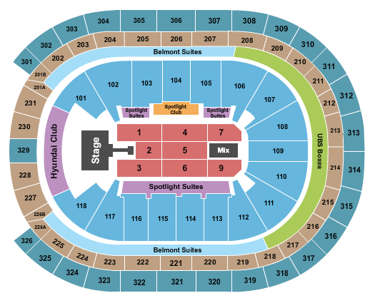 UBS Arena Scorpions Seating Chart