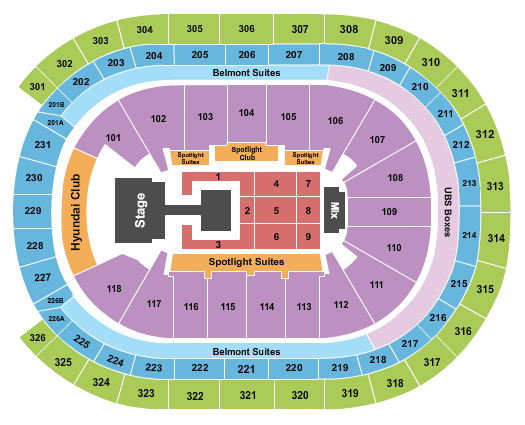 UBS Arena Seventeen Seating Chart