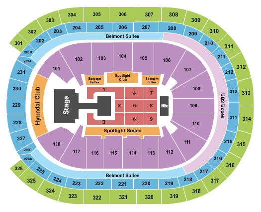 UBS Arena Seventeen Seating Chart