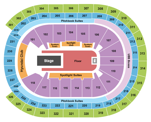 UBS Arena Suga Seating Chart