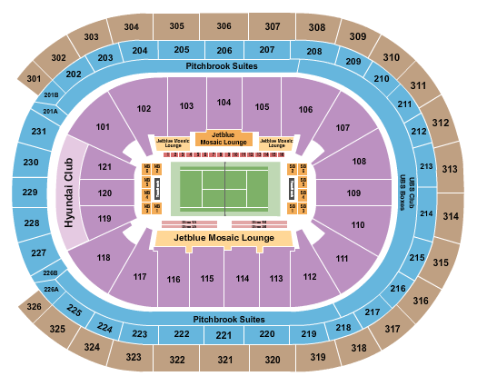 UBS Arena Tennis Seating Chart
