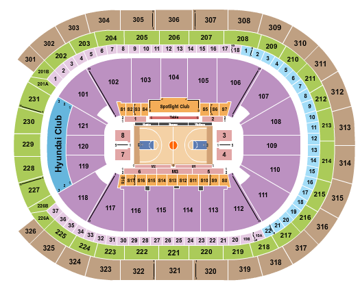 UBS Arena The LuHi Holiday Invitational Seating Chart