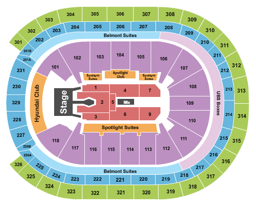 UBS Arena Tim McGraw 2023 Seating Chart