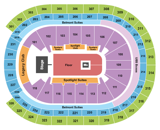 UBS Arena Twenty One Pilots Seating Chart
