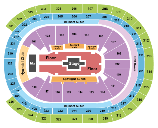 UBS Arena Zach Bryan Seating Chart