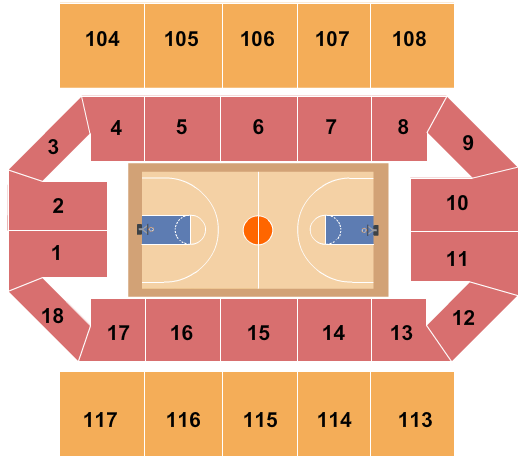 The UCCU Center Basketball Seating Chart