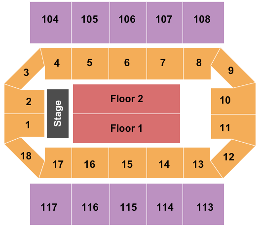 The UCCU Center (Formerly Mckay Events Center) Seating Chart