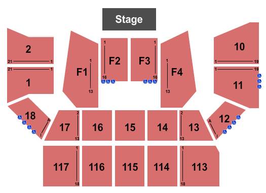 The UCCU Center The Forgotten Carols Seating Chart