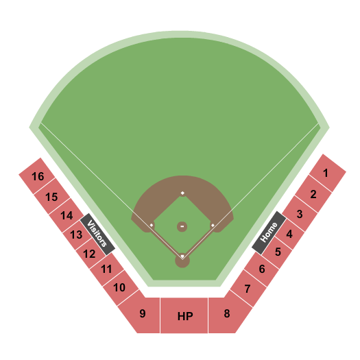 UC Davis Dobbins Baseball Stadium Baseball Seating Chart