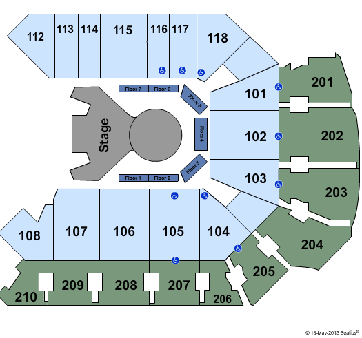 Addition Financial Arena Cirque Quidam Seating Chart