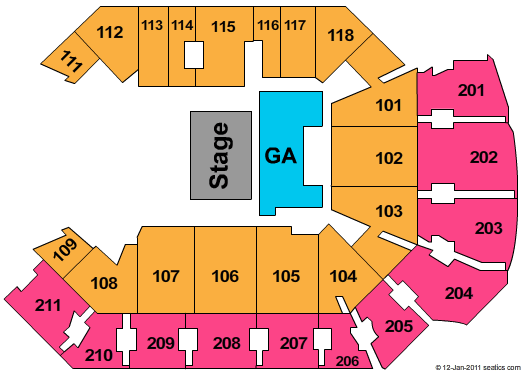 Addition Financial Arena Further Seating Chart