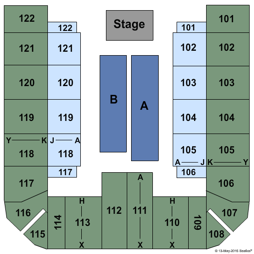 UCI Bren Events Center Dalai Lama Seating Chart
